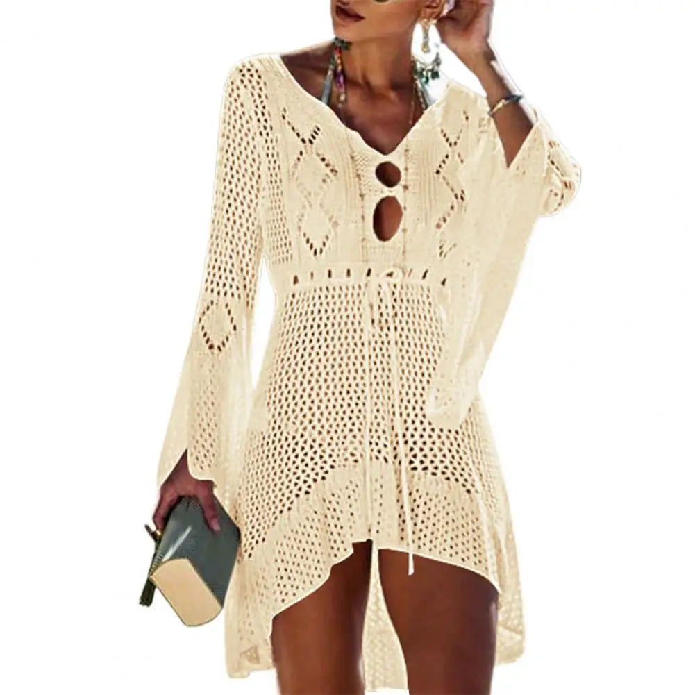 Salida de Playa de Crochet con Cordón Ajustable Ref. 0244
