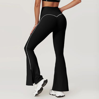 Conjunto Deportivo Top De Breteles Finos Y Calza Flare Ref: 1049