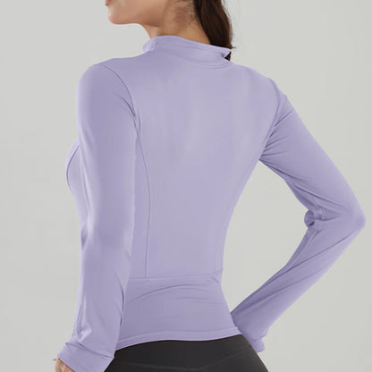 Campera Deportiva Con Cierre Frontal Y Corte Redondeado Ref: 1084