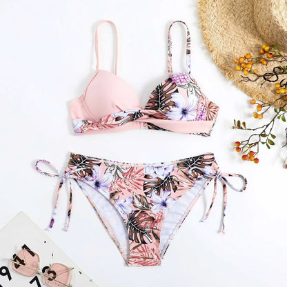 Bikini Cruzado Floral Ajustable Ref: 0527
