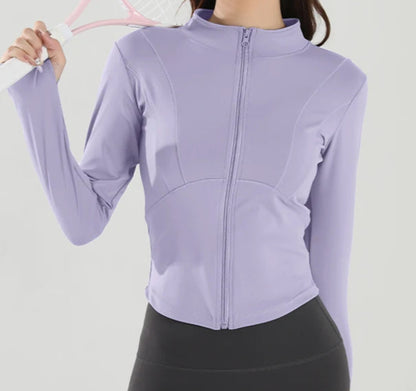 Campera Deportiva Con Cierre Frontal Y Corte Redondeado Ref: 1084