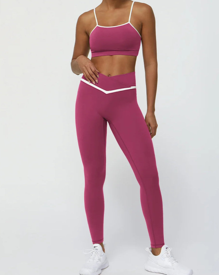 Conjunto Deportivo Top de Breteles Finos y Calza Ref: 1046