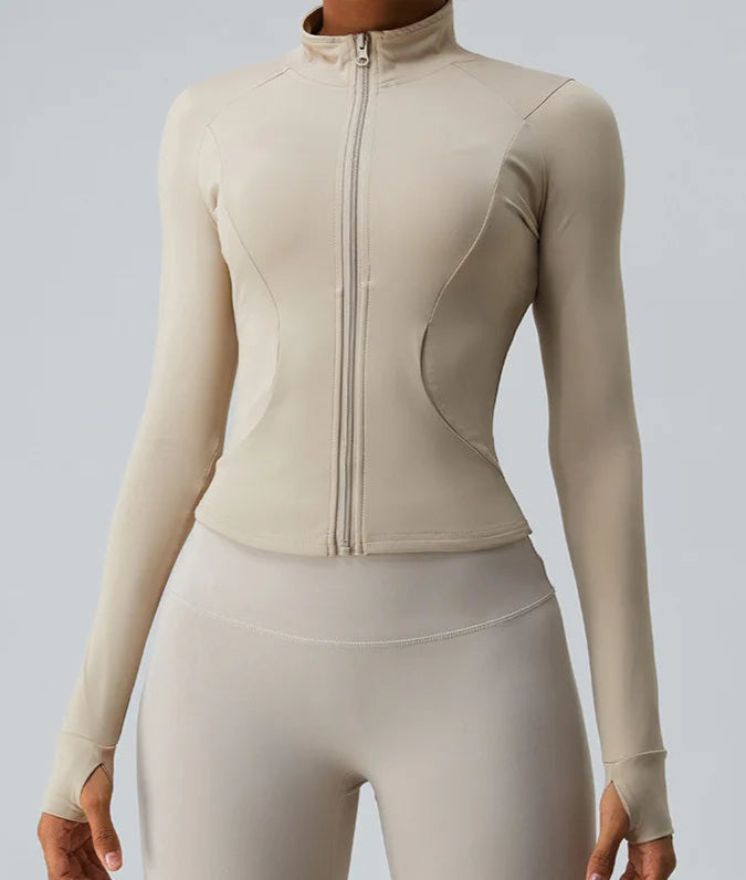 Campera Deportiva con Bolsillos y Cierre Frontal Ref: 1083