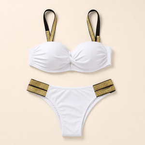 Bikini con Tirantes Trenzados Ref. 0103 - Marea Bella Swimwear
