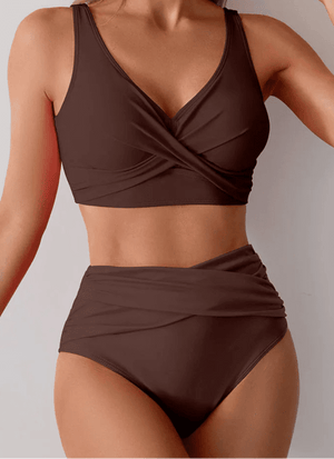 Bikini Cruzado con Cintura Alta Ref. 0522 - Marea Bella Swimwear
