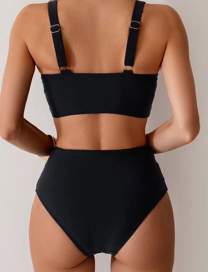 Bikini Cruzado con Cintura Alta Ref. 0522 - Marea Bella Swimwear