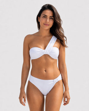 Bikini de Un Hombro con Detalle Torzado Ref. 0755 - Marea Bella Swimwear