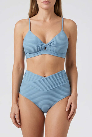 Bikini Drapeado con Tiro Alto Ref. 0744 - Marea Bella Swimwear