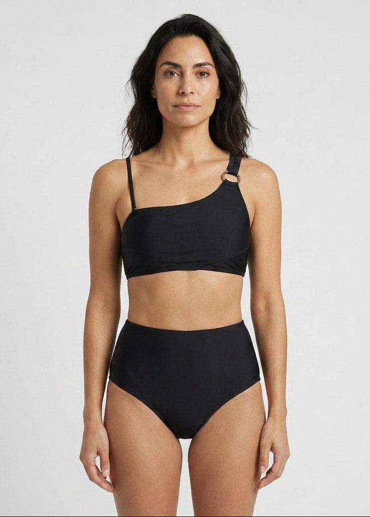 Bikini Top Recto con Cintura Alta Ref. 0750 - Marea Bella Swimwear