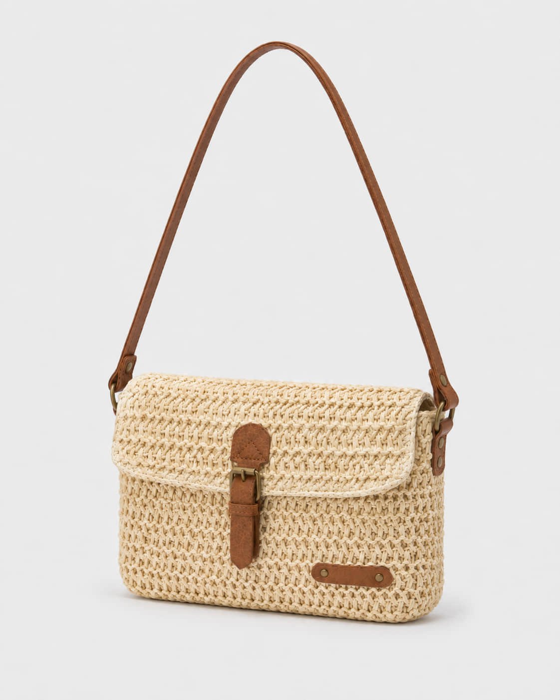 Bolso Cartero Tejido con Hebilla Frontal Ref. 0829 - Marea Bella Swimwear