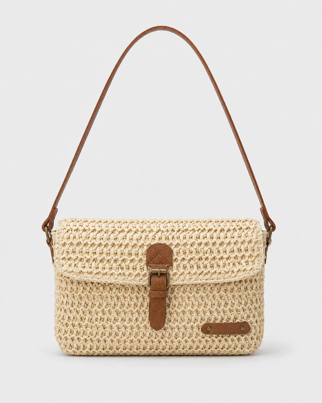Bolso Cartero Tejido con Hebilla Frontal Ref. 0829 - Marea Bella Swimwear