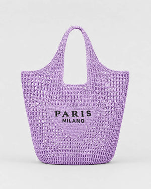 Bolso Curvo con Asa Integrada e Inscripción Frontal Ref. 0812 - Marea Bella Swimwear