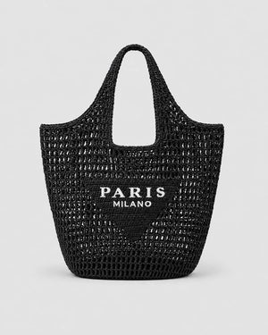 Bolso Curvo con Asa Integrada e Inscripción Frontal Ref. 0812 - Marea Bella Swimwear