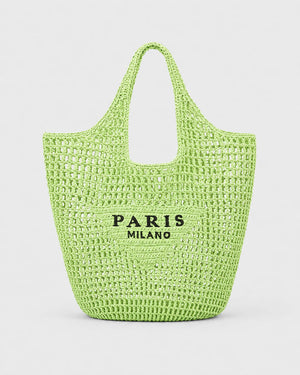 Bolso Curvo con Asa Integrada e Inscripción Frontal Ref. 0812 - Marea Bella Swimwear