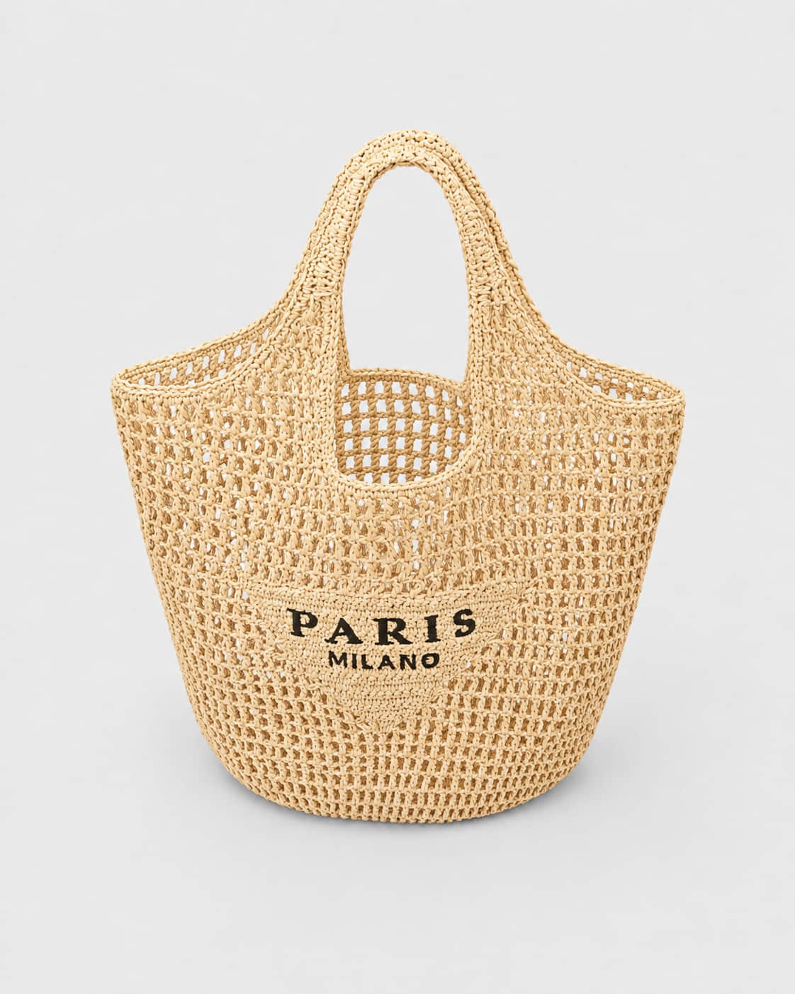 Bolso Curvo con Asa Integrada e Inscripción Frontal Ref. 0812 - Marea Bella Swimwear