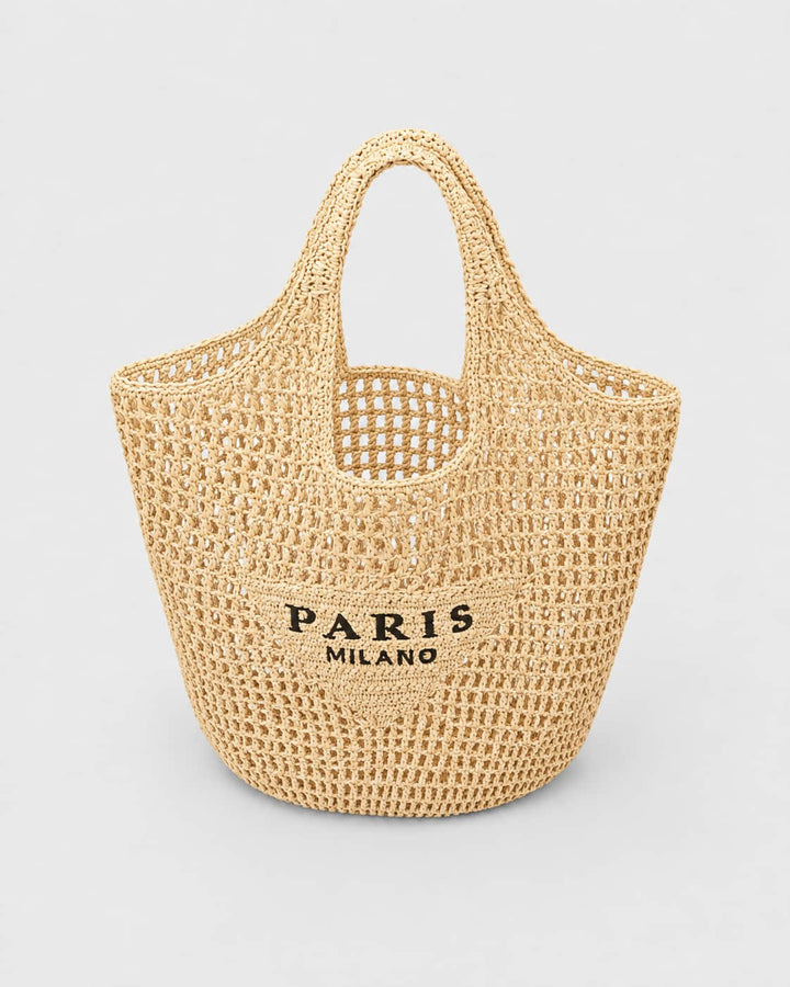 Bolso Curvo con Asa Integrada e Inscripción Frontal Ref. 0812 - Marea Bella Swimwear