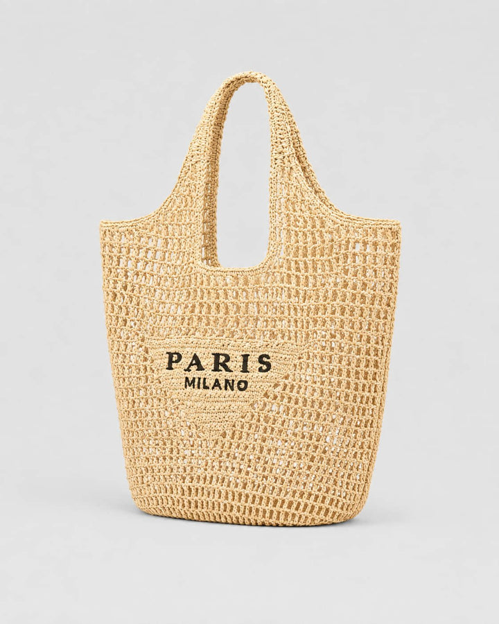 Bolso Curvo con Asa Integrada e Inscripción Frontal Ref. 0812 - Marea Bella Swimwear