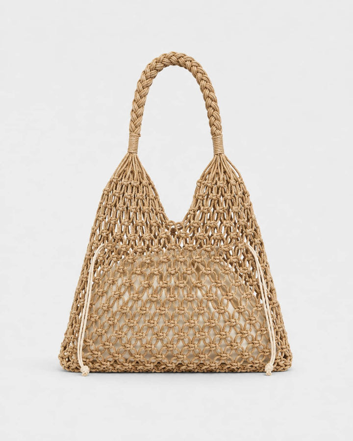 Bolso de Mano Triangular con Asa Trenzada Ref. 0815 - Marea Bella Swimwear