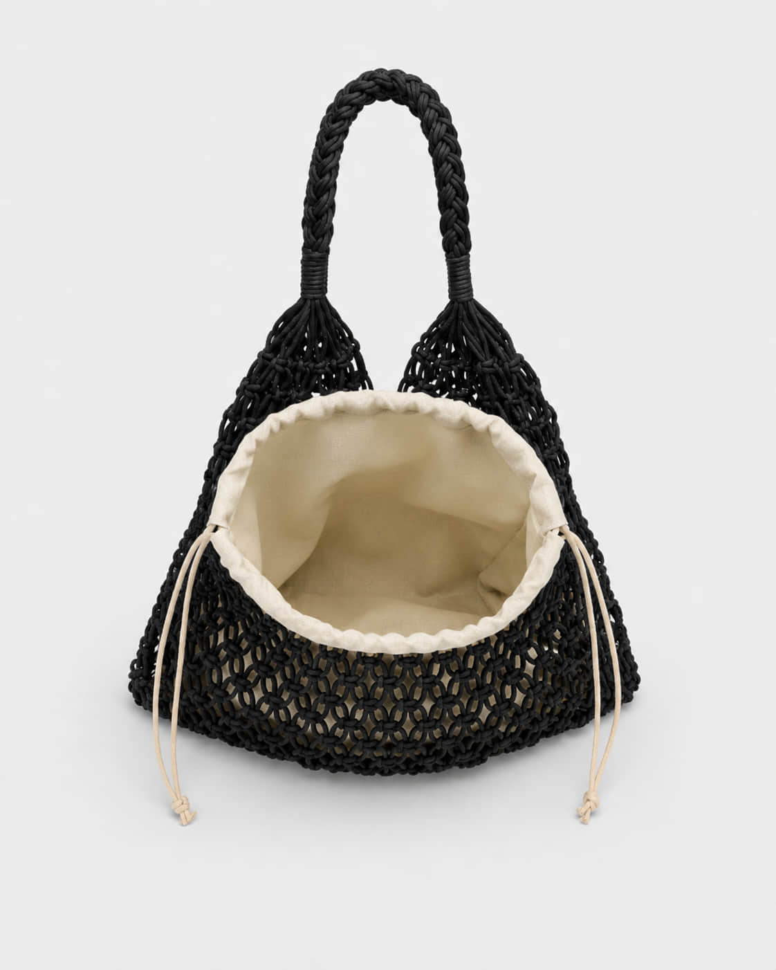 Bolso de Mano Triangular con Asa Trenzada Ref. 0815 - Marea Bella Swimwear