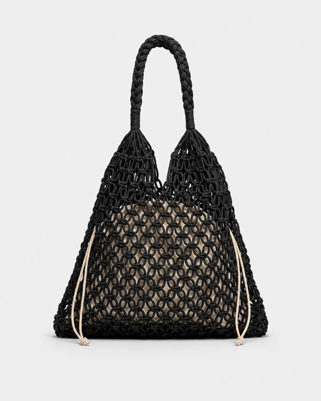 Bolso de Mano Triangular con Asa Trenzada Ref. 0815 - Marea Bella Swimwear