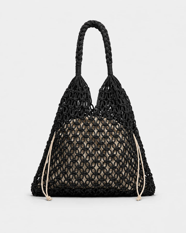 Bolso de Mano Triangular con Asa Trenzada Ref. 0815 - Marea Bella Swimwear