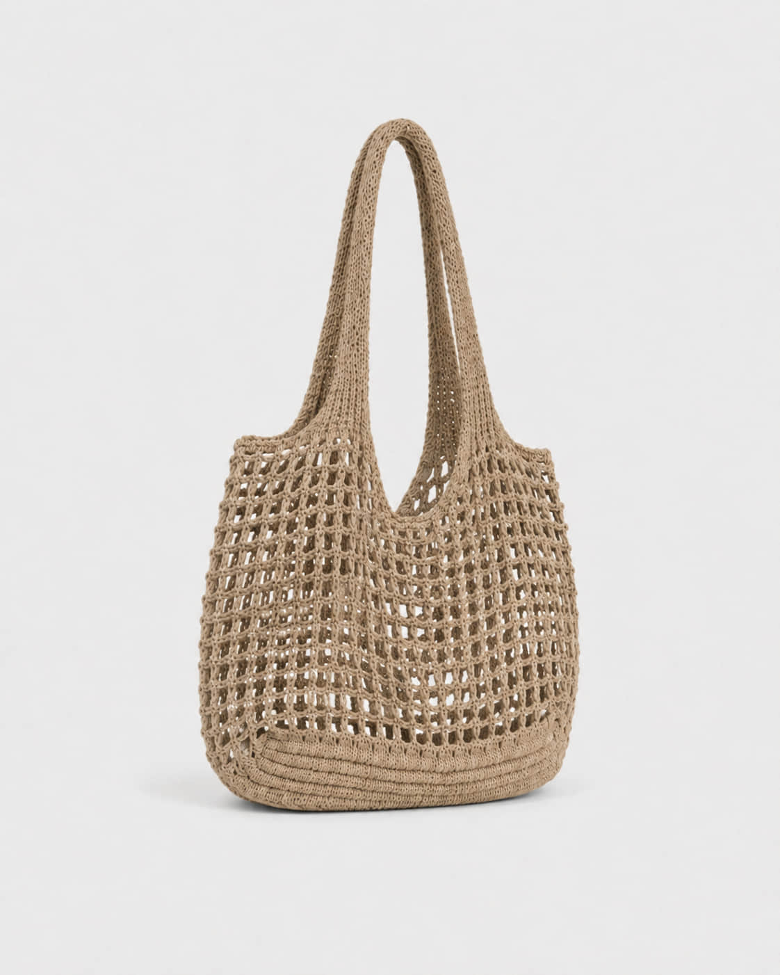 Bolso Hobo de Trama Calada con Asa Integrada Ref. 0810 - Marea Bella Swimwear
