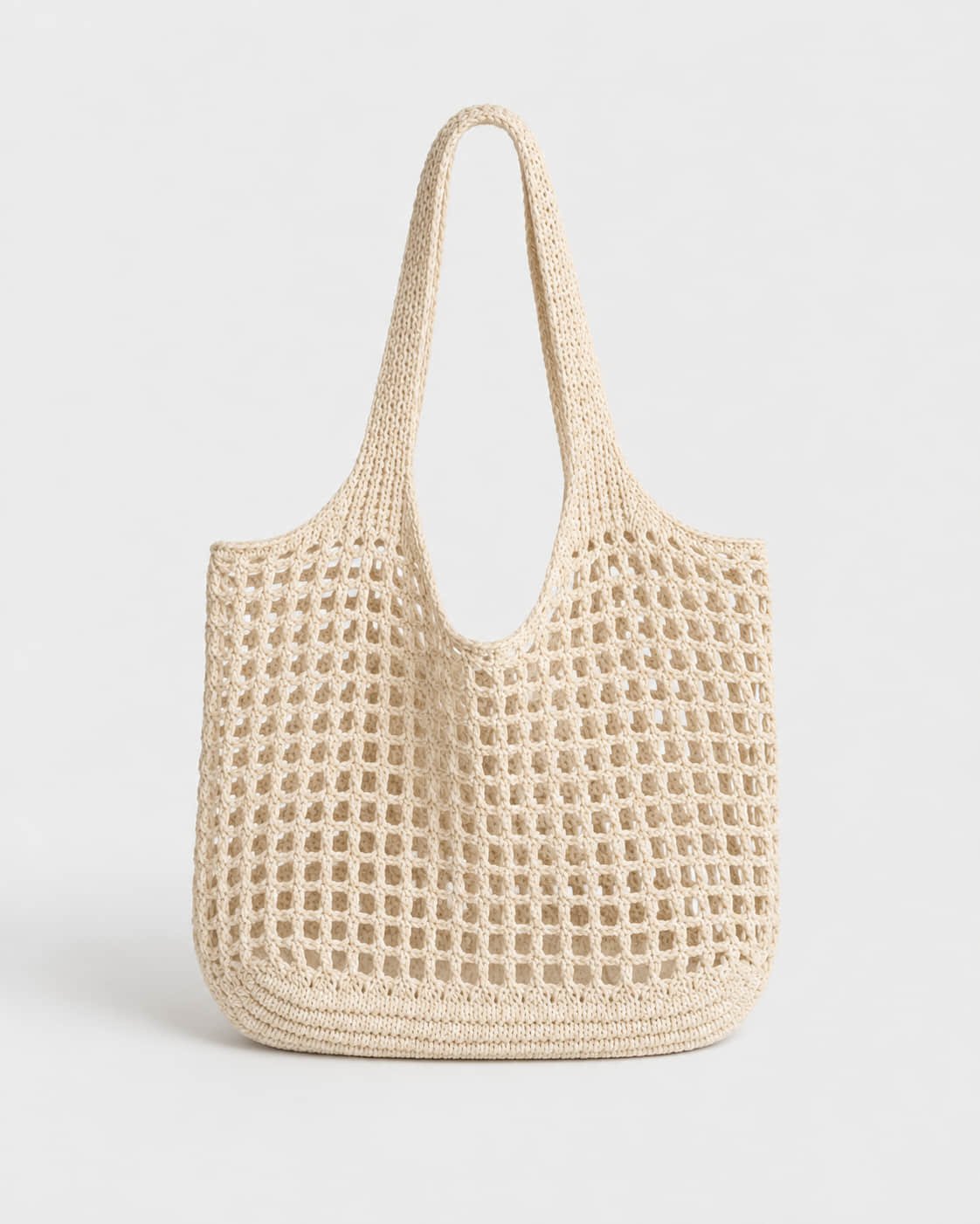Bolso Hobo de Trama Calada con Asa Integrada Ref. 0810 - Marea Bella Swimwear