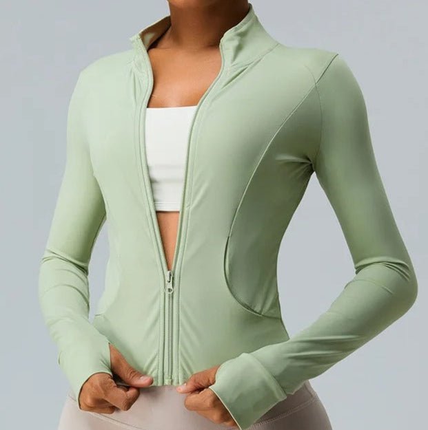 Campera Deportiva con Bolsillos y Cierre Frontal Ref. 1083 - Marea Bella Swimwear