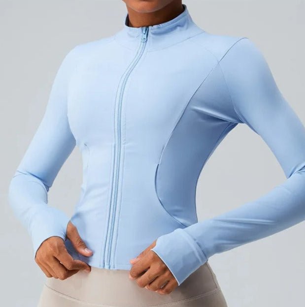 Campera Deportiva con Bolsillos y Cierre Frontal Ref. 1083 - Marea Bella Swimwear