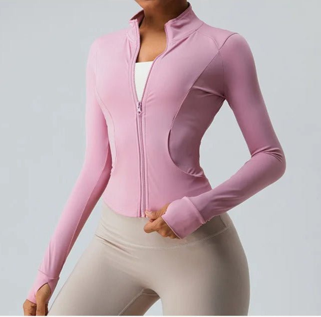 Campera Deportiva con Bolsillos y Cierre Frontal Ref. 1083 - Marea Bella Swimwear