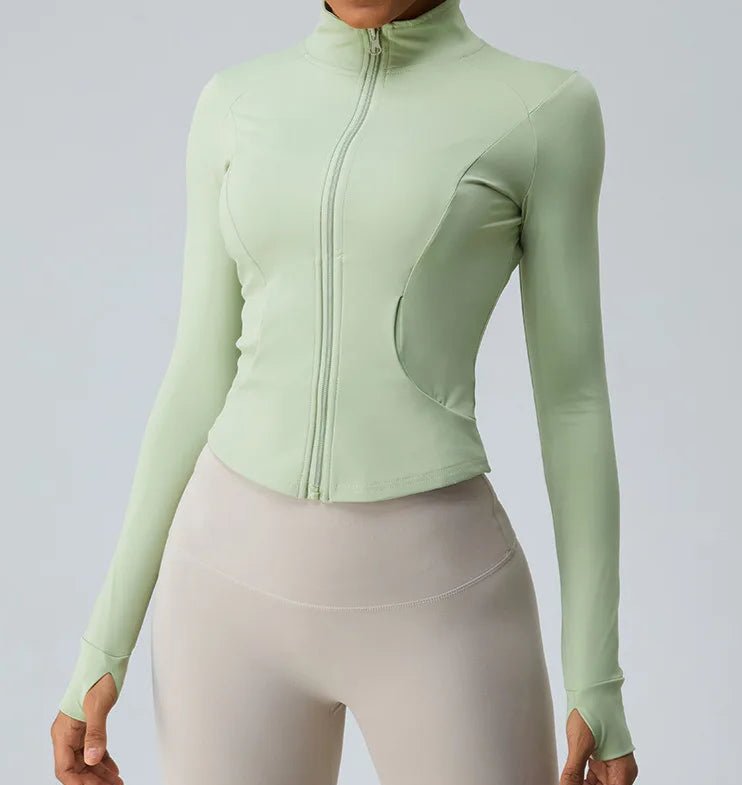 Campera Deportiva con Bolsillos y Cierre Frontal Ref. 1083 - Marea Bella Swimwear