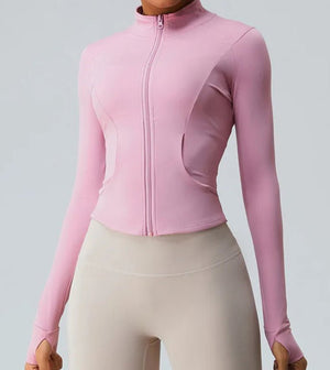 Campera Deportiva con Bolsillos y Cierre Frontal Ref. 1083 - Marea Bella Swimwear