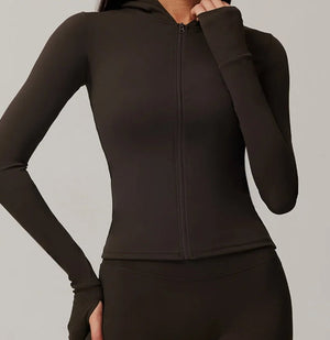 Campera Deportiva con Capucha y Cierre Frontal Ref. 1085 - Marea Bella Swimwear