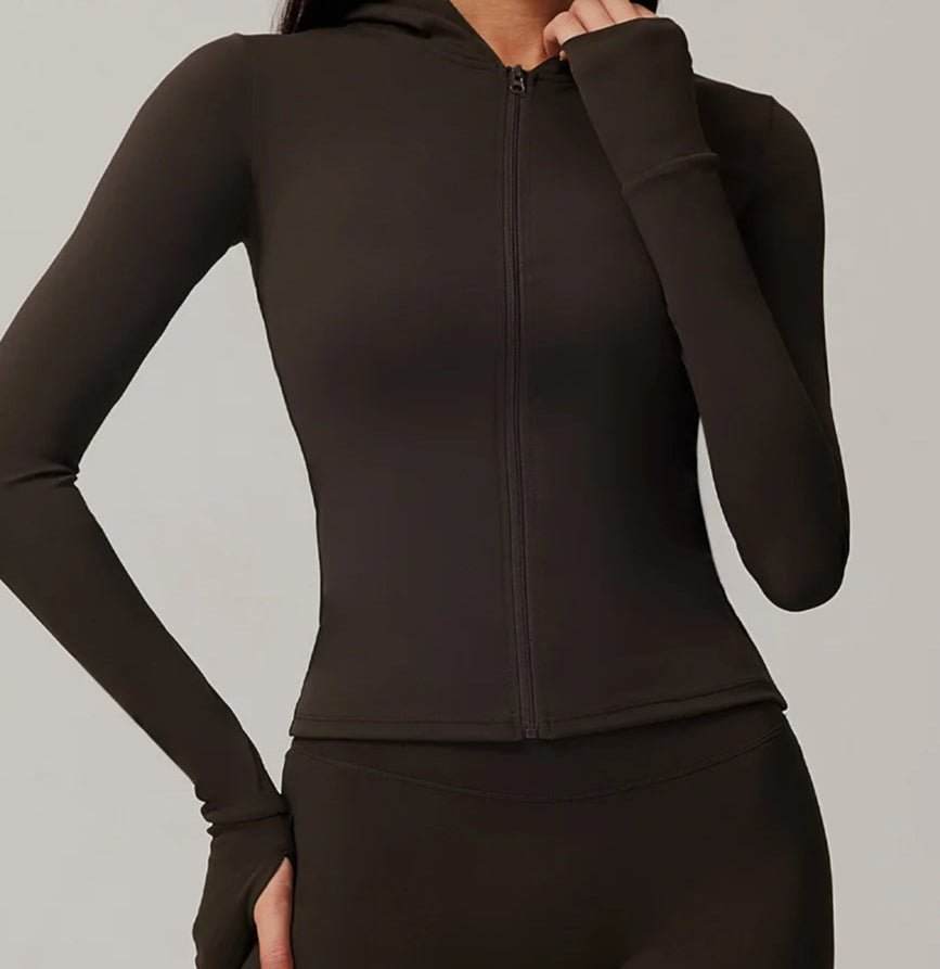 Campera Deportiva con Capucha y Cierre Frontal Ref. 1085 - Marea Bella Swimwear