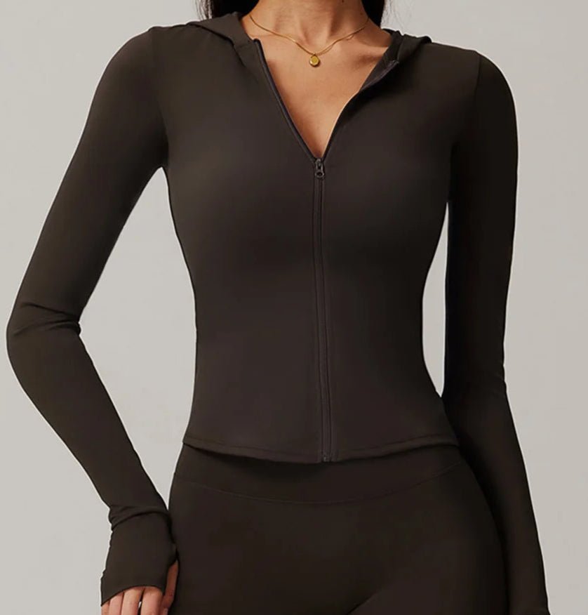 Campera Deportiva con Capucha y Cierre Frontal Ref. 1085 - Marea Bella Swimwear