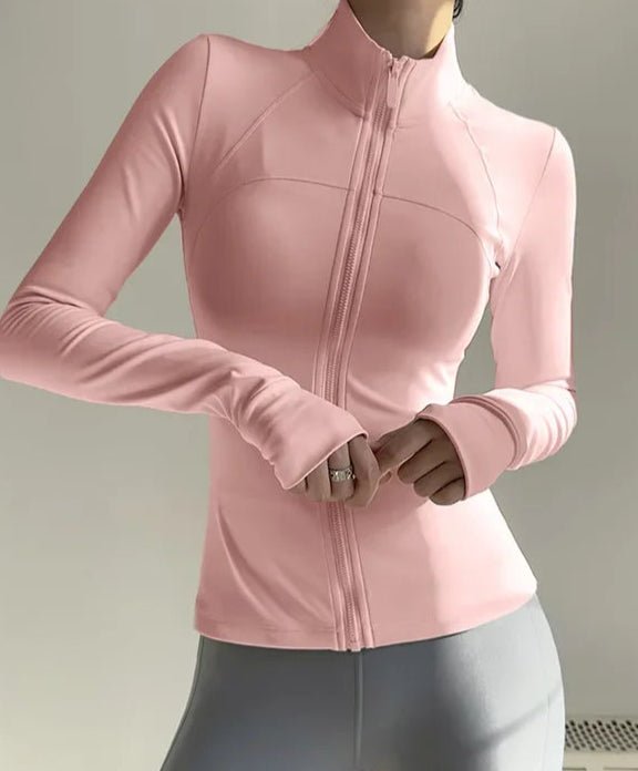 Campera Deportiva con Cierre Frontal y Cuello Alto Ref. 1090 - Marea Bella Swimwear