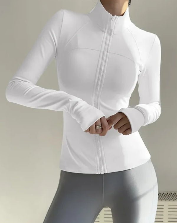 Campera Deportiva con Cierre Frontal y Cuello Alto Ref. 1090 - Marea Bella Swimwear