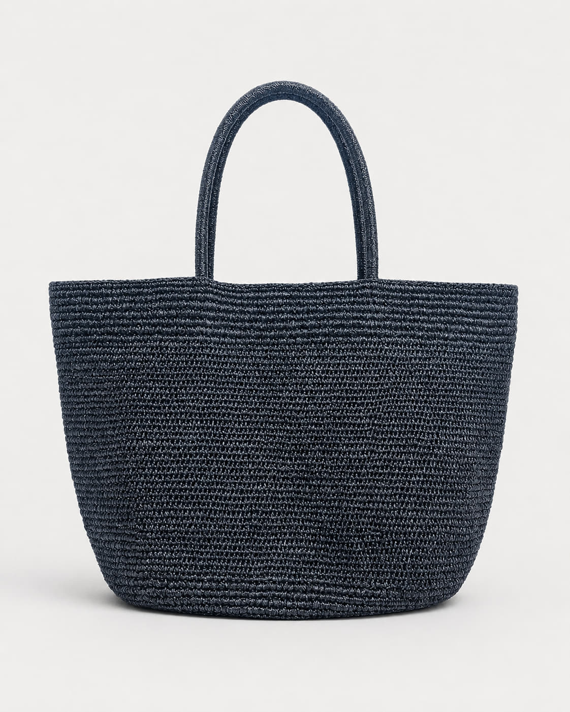 Cartera Canasta Amplia de Tejido de Rafia con Asas Dobles Ref. 0805 - Marea Bella Swimwear
