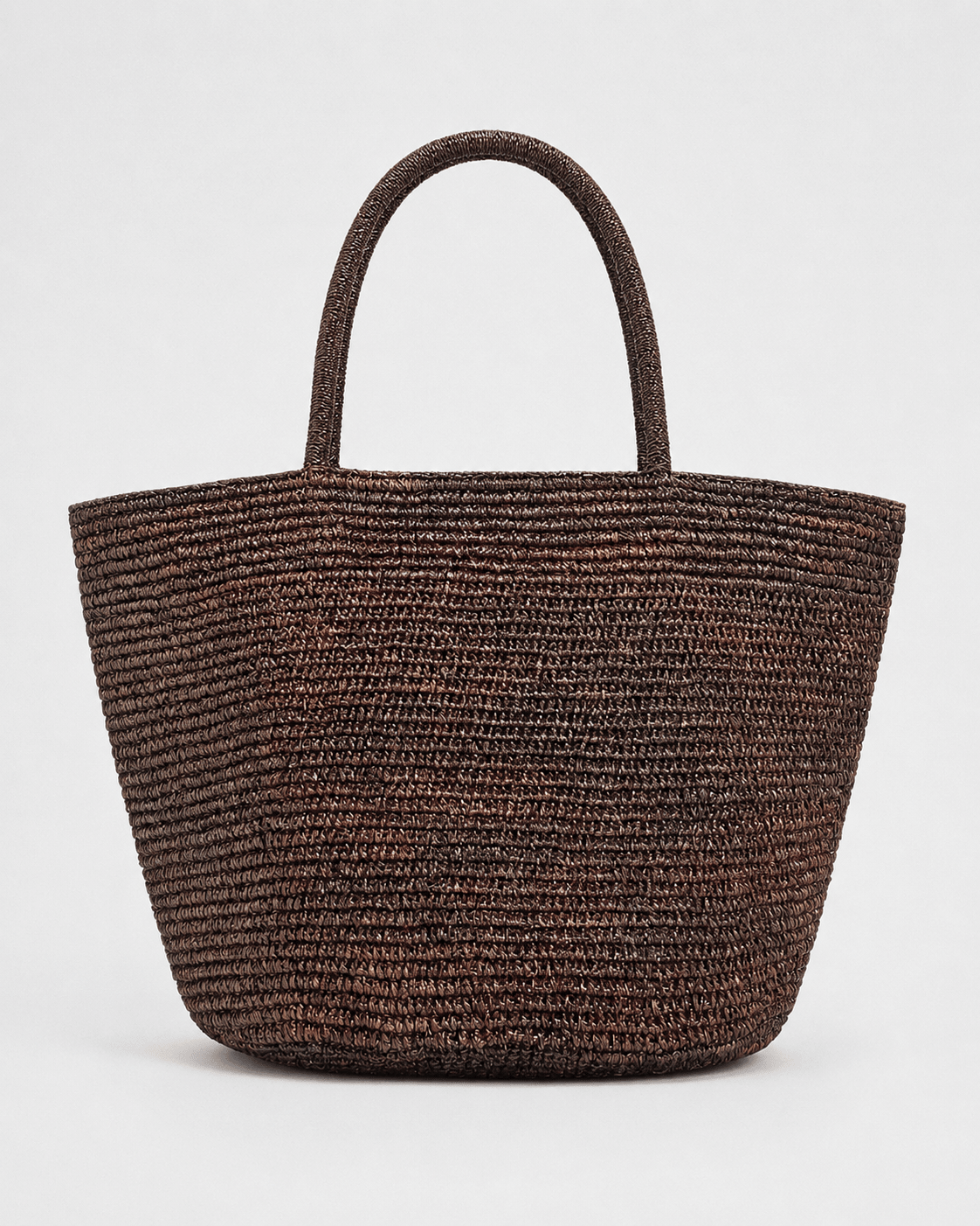 Cartera Canasta Amplia de Tejido de Rafia con Asas Dobles Ref. 0805 - Marea Bella Swimwear