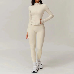 Conjunto Deportivo con Campera de Manga Larga y Calza Ref. 1053 - Marea Bella Swimwear