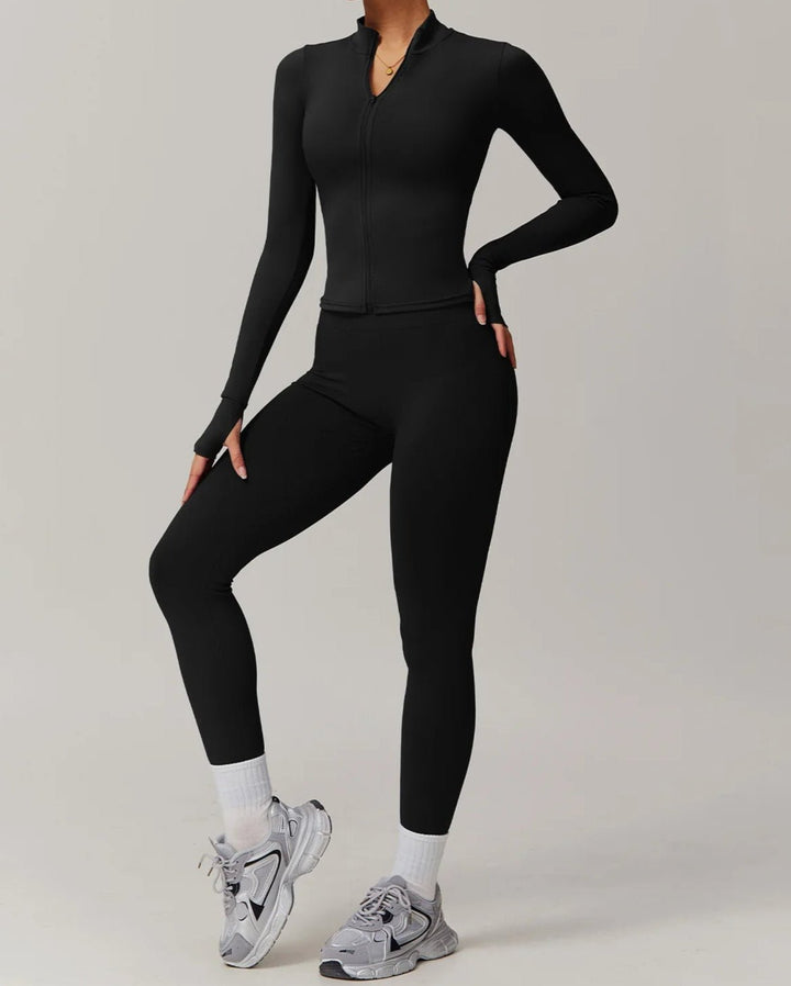 Conjunto Deportivo con Campera de Manga Larga y Calza Ref. 1062 - Marea Bella Swimwear