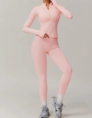 Conjunto Deportivo con Campera de Manga Larga y Calza Ref. 1062 - Marea Bella Swimwear