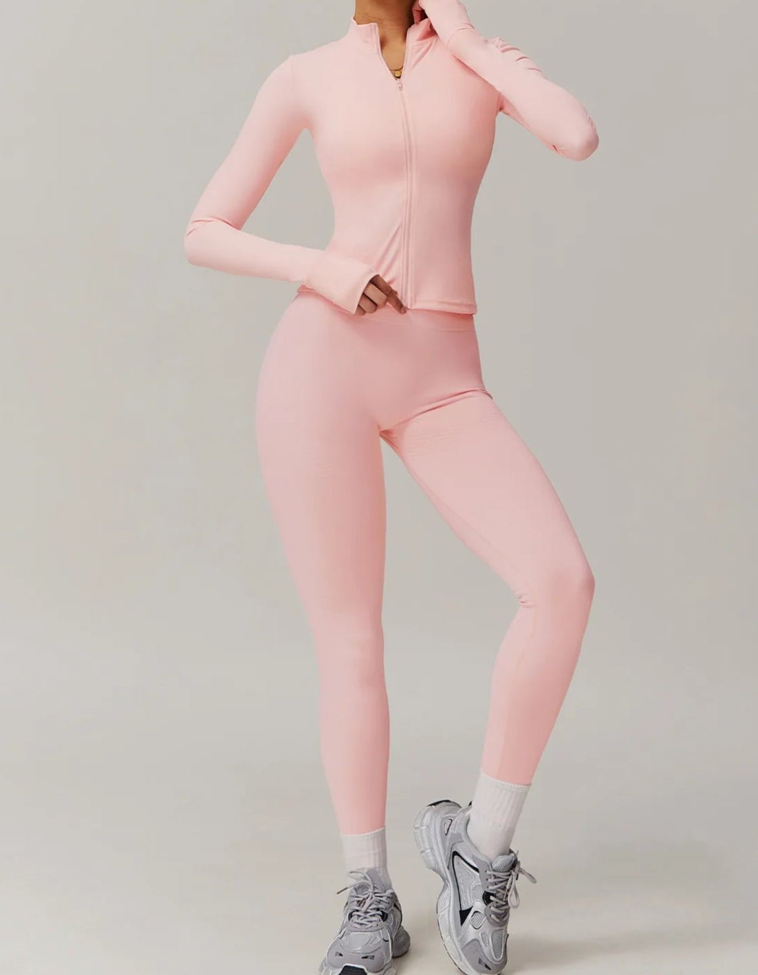 Conjunto Deportivo con Campera de Manga Larga y Calza Ref. 1062 - Marea Bella Swimwear