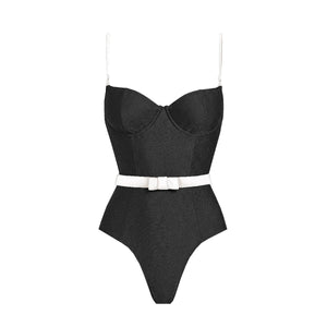 Conjunto Enteriza con Falda Pareo Cruzada Ref. 0596 - Marea Bella Swimwear