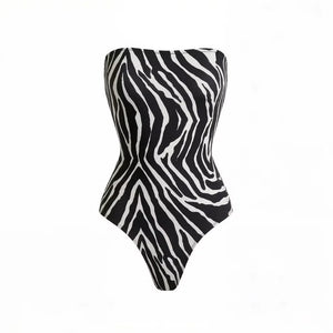 Conjunto Strapless con Falda Pareo Anudada Ref. 0594 - Marea Bella Swimwear