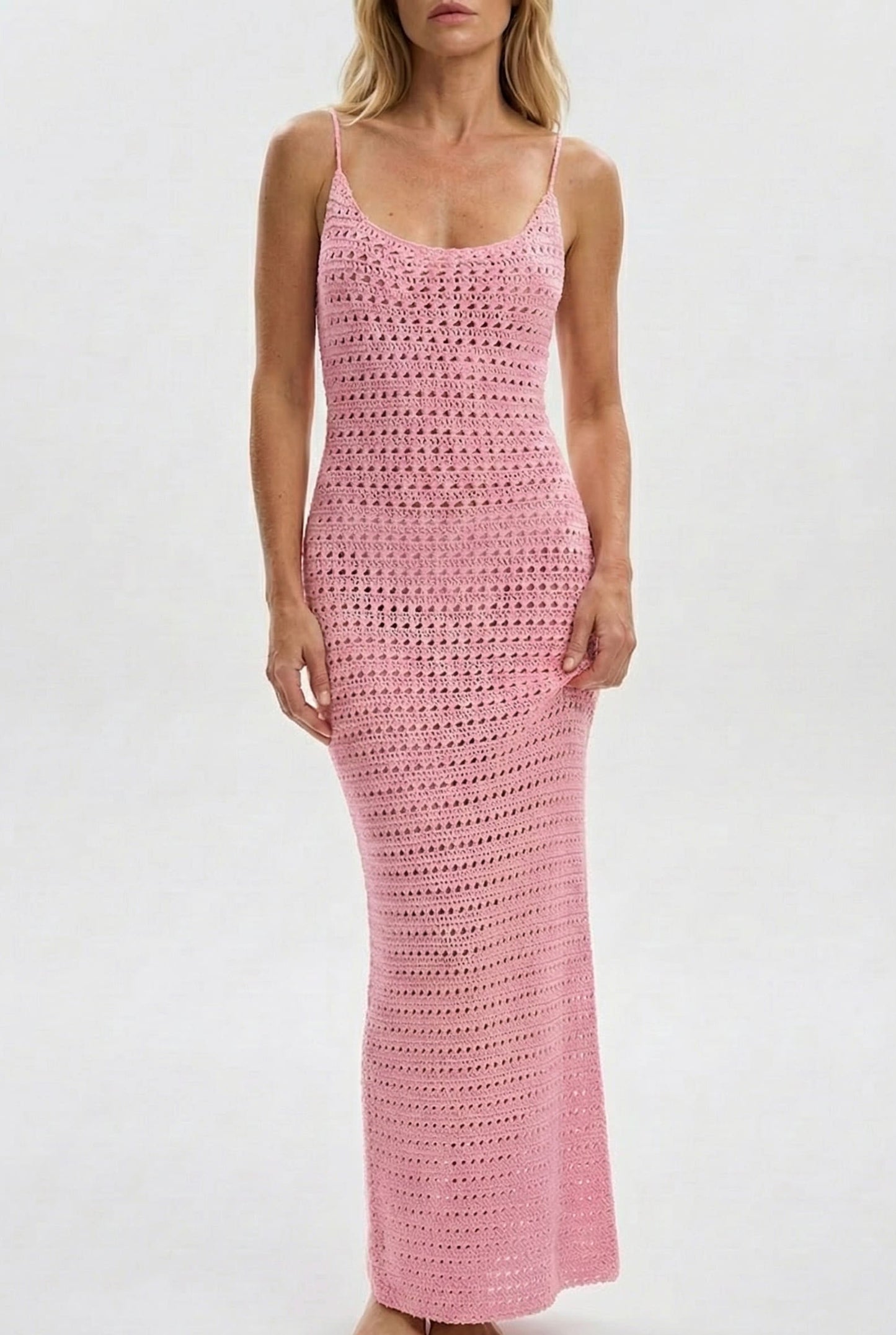 Salida de Playa en Tejido de Punto con Escote Amplio Ref: 0387