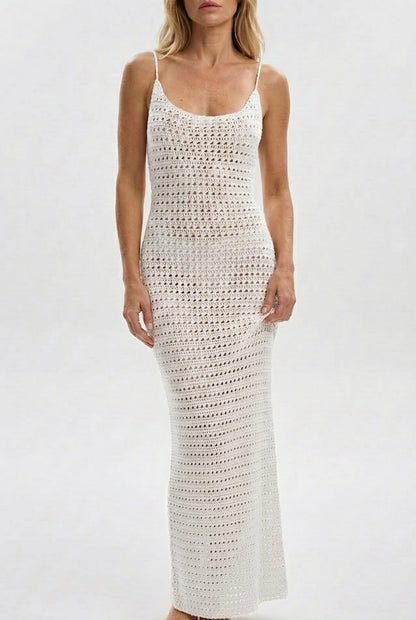 Salida de Playa en Tejido de Punto con Escote Amplio Ref: 0387