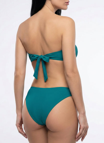 Bikini Strapless con Adorno Dorado Central Ref: 0730