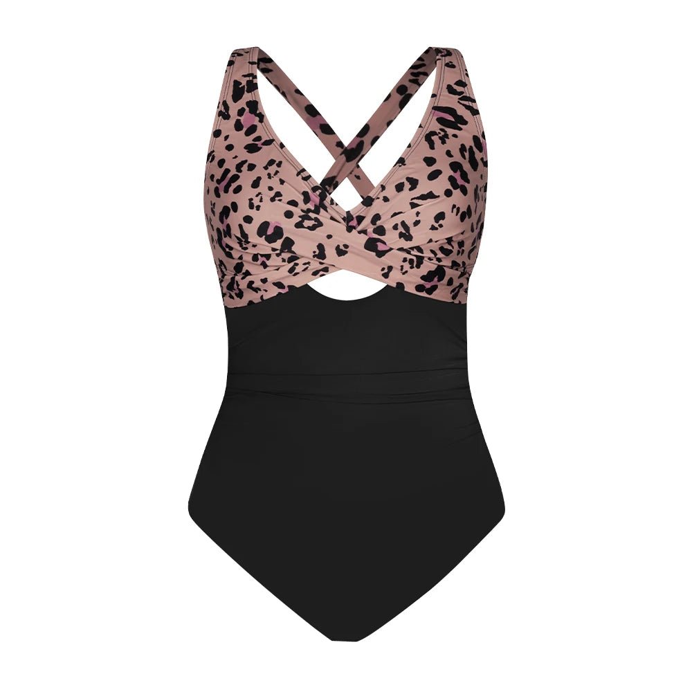 Enteriza Animal Print con Recorte Frontal Ref. 0470 - Marea Bella Swimwear