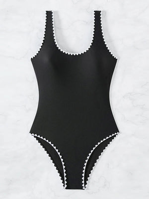 Enteriza Bicolor con Espalda Abierta Ref. 0475 - Marea Bella Swimwear